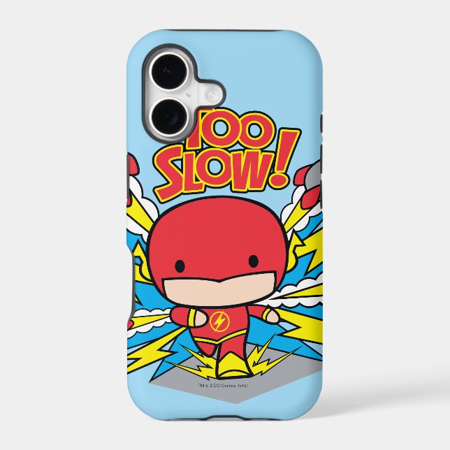 Chibi Flash Outrunning Rockets (Back)