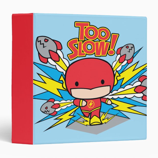 Chibi Flash Outrunning Rockets Binder (Front/Spine)