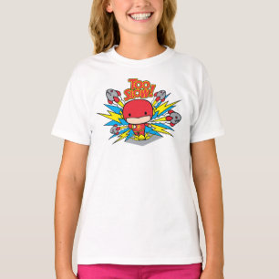 Chibi Flash Outrunning Rockets T-Shirt