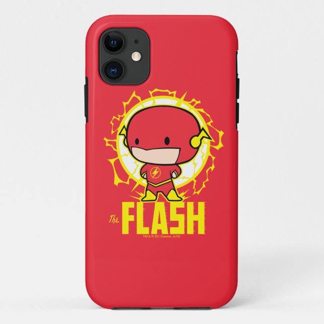 Chibi Flash With Electricity Case-Mate iPhone Case (Back)