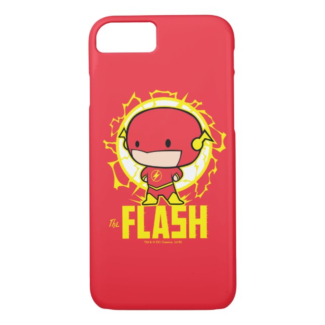 Chibi Flash With Electricity Case-Mate iPhone Case (Back)