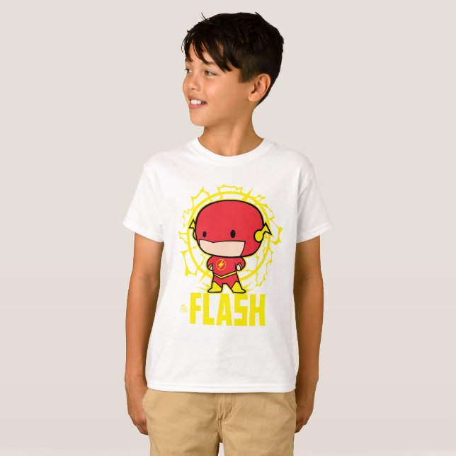 Chibi Flash With Electricity T-Shirt (Front Full)