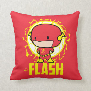 Chibi Flash With Electricity Throw Pillow