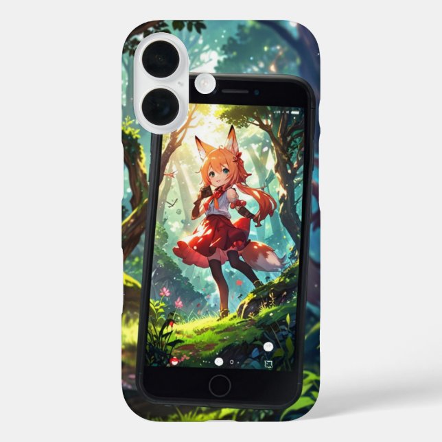 Chibi Fox Adventure Case-Mate iPhone Case (Back)