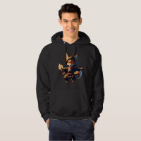 Chibi Fox Ninja with Fire Dagger – Cute Japanese