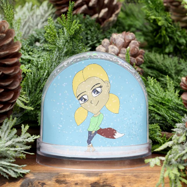 chibi foxy girl  snowglobe (Winter)
