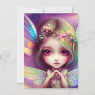 Chibi Girl Thank You Card