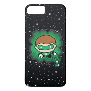 Chibi Green Lantern Flying Through Space iPhone 8 Plus/7 Plus Case