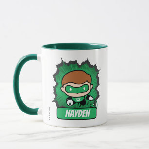 Chibi Green Lantern Flying Through Space Mug