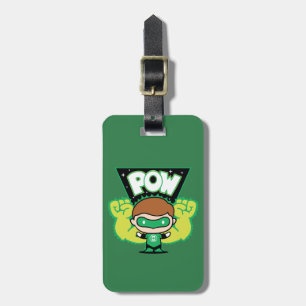 Chibi Green Lantern Forming Giant Fists Luggage Tag
