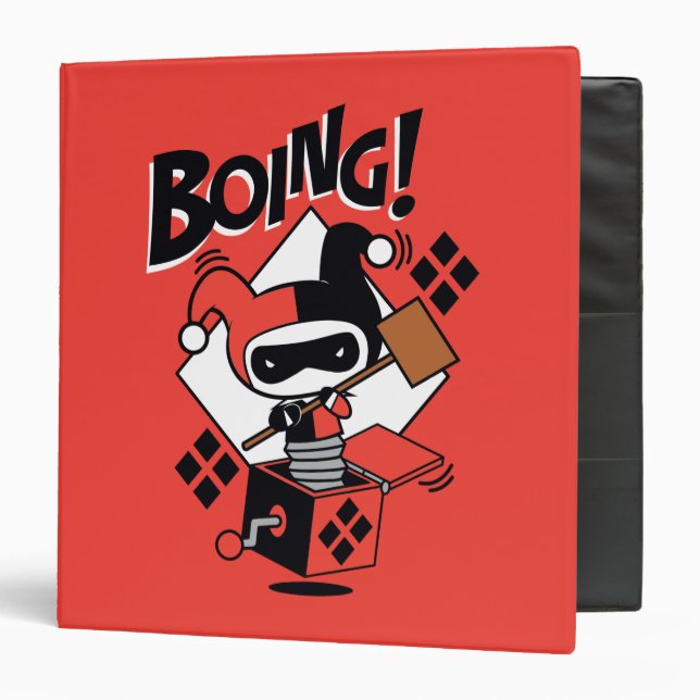 Chibi Harley-Quinn-In-A-Box With Hammer Binder (Front/Inside)