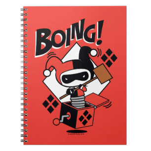 Chibi Harley-Quinn-In-A-Box With Hammer Notebook