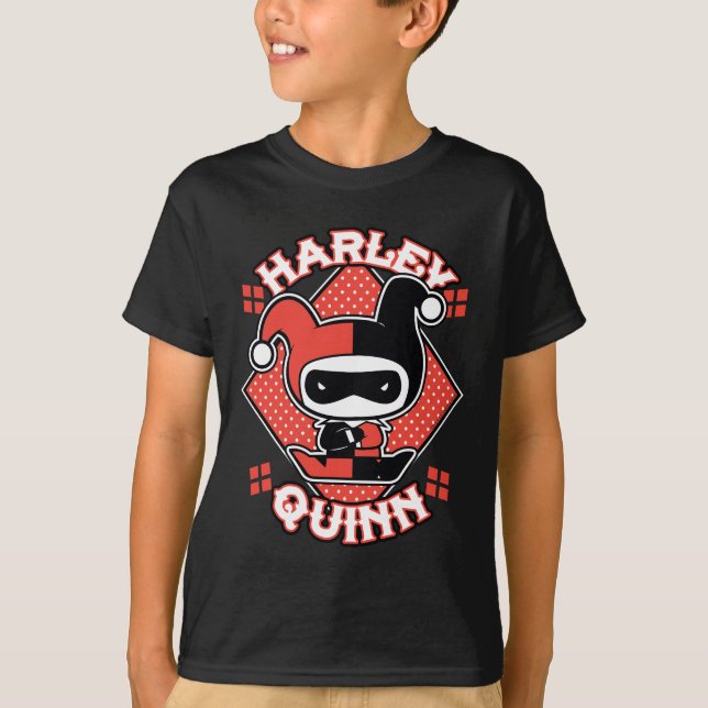 Chibi Harley Quinn Splits T-Shirt (Front)