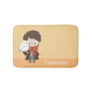 Chibi HARRY POTTER™ & Hedwig Bath Mat