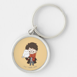 Chibi HARRY POTTER™ & Hedwig Keychain