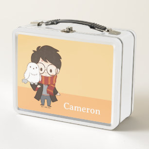 Chibi HARRY POTTER™ & Hedwig Metal Lunch Box