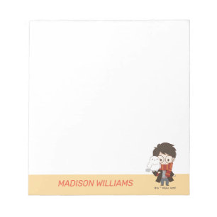 Chibi HARRY POTTER™ & Hedwig Notepad