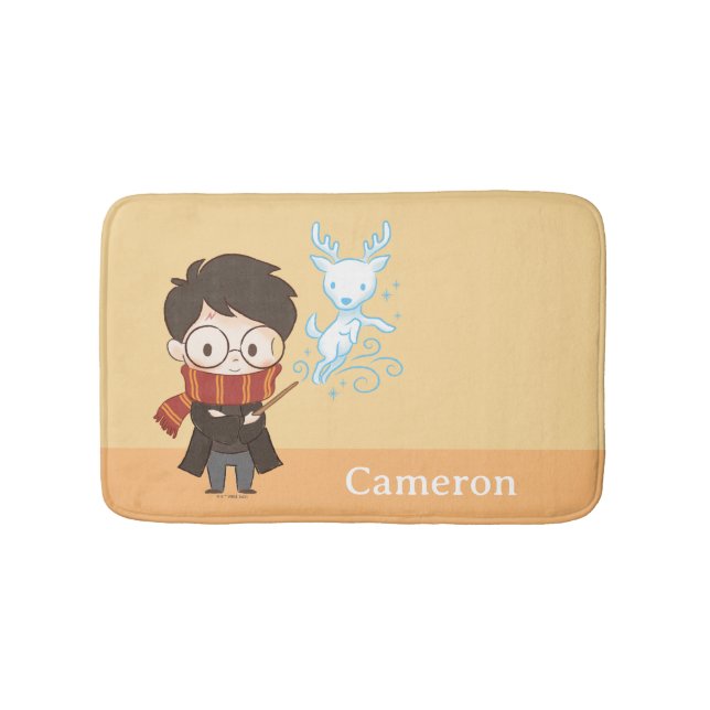 Chibi HARRY POTTER™ Patronus Bath Mat (Front)
