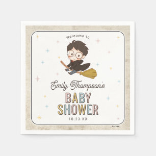 Chibi Harry Potter Wizard Baby Shower Napkin