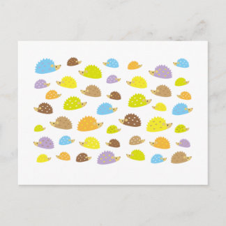 chibi hedgehog postcard