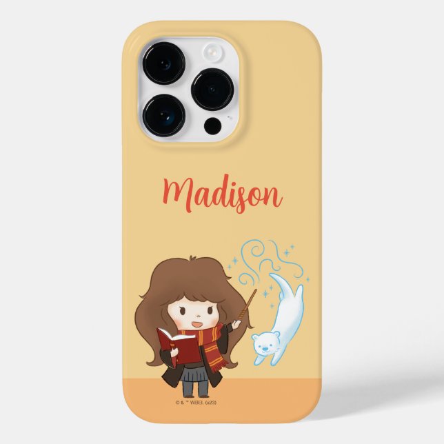 Chibi Hermione Granger Patronus Case-Mate iPhone Case (Back)