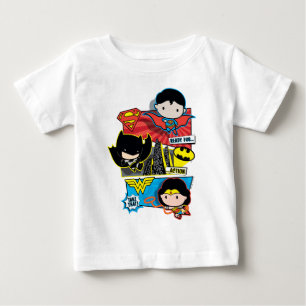 Chibi Heroes Ready For Action! Baby T-Shirt