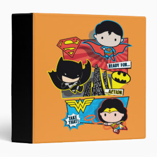 Chibi Heroes Ready For Action! Binder