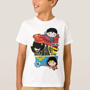 Chibi Heroes Ready For Action! T-Shirt