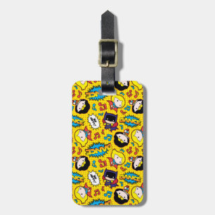 Chibi Heroine Dance Pattern Luggage Tag