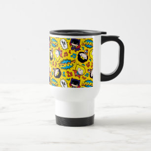 Chibi Heroine Dance Pattern Travel Mug