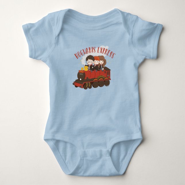 Chibi HOGWARTS EXPRESS™ Ride Baby Bodysuit (Front)