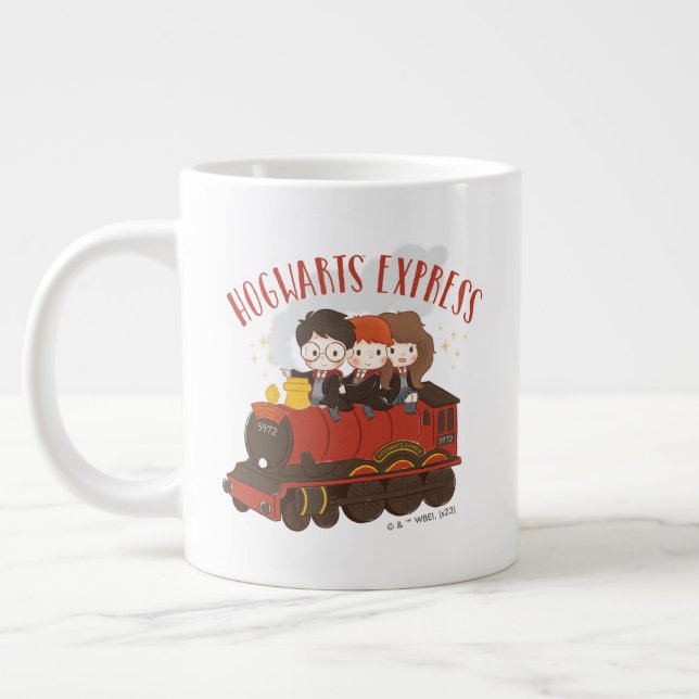 Chibi HOGWARTS EXPRESS™ Ride Large Coffee Mug (Left)