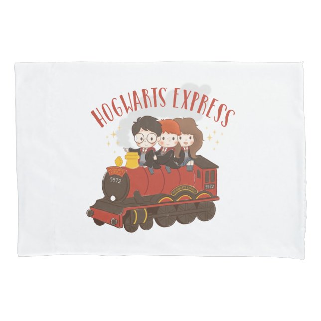 Chibi HOGWARTS EXPRESS™ Ride Pillowcase (Front)