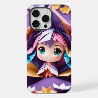 Chibi in origami iPhone 15 pro max case