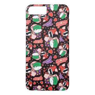Chibi Joker and Harley Heart Pattern Case-Mate iPhone Case