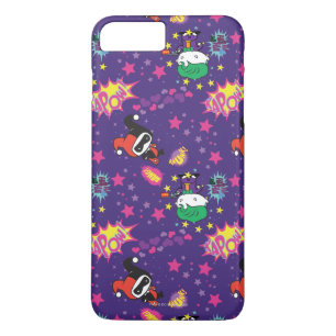 Chibi Joker and Harley Pattern iPhone 8 Plus/7 Plus Case