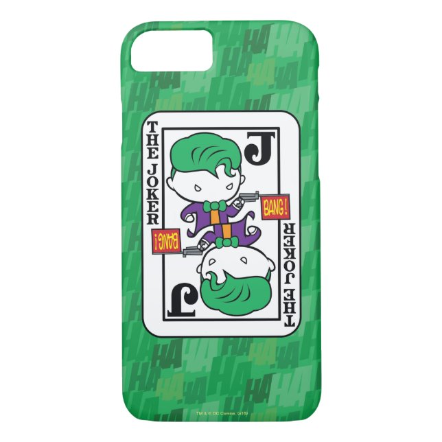Chibi Joker Playing Card Case-Mate iPhone Case (Back)