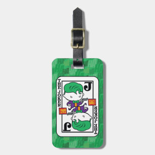 Chibi Joker Playing Card Luggage Tag
