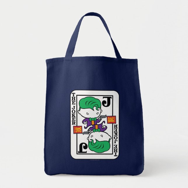 Chibi Joker Playing Card Tote Bag (Front)