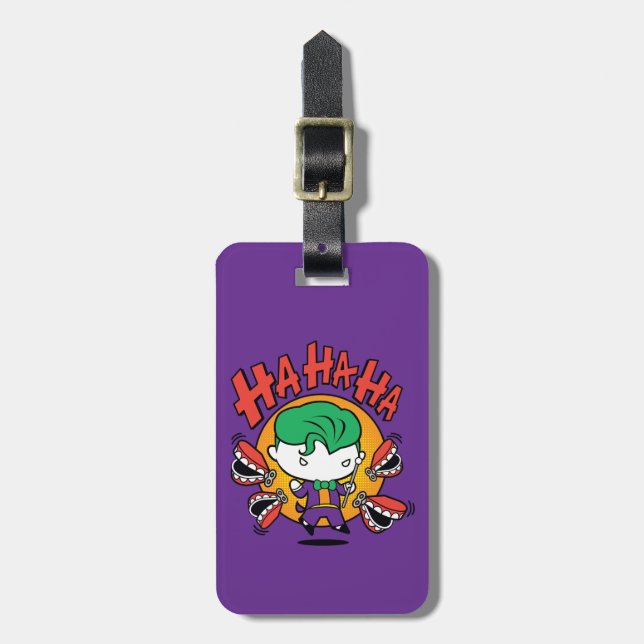 Chibi Joker With Toy Teeth Luggage Tag (Front Vertical)