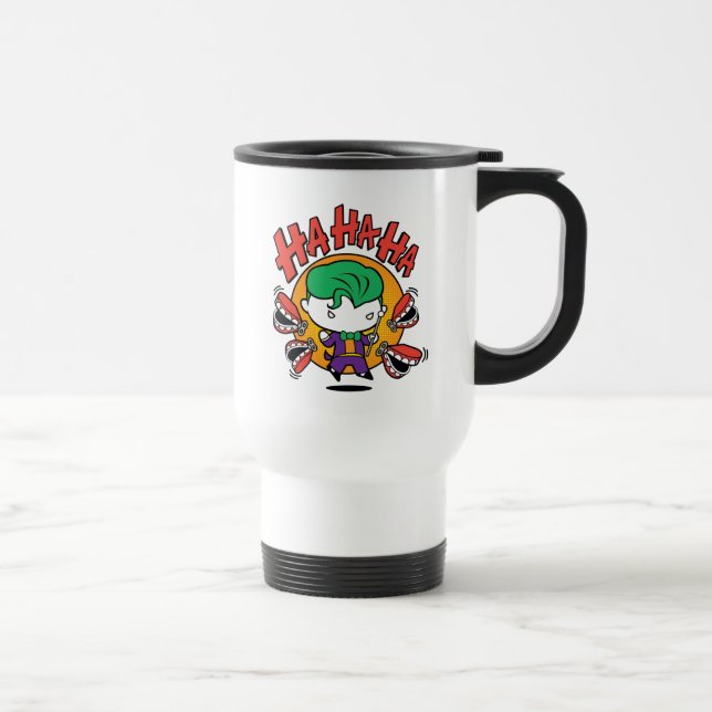 Chibi Joker With Toy Teeth Travel Mug (Right)