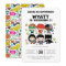 Chibi Justice League Birthday Invitation