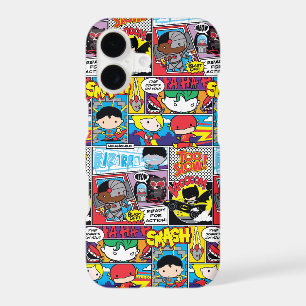 Chibi Justice League Comic Book Pattern