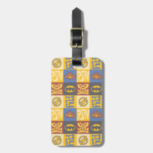 Chibi Justice League   Fly, Kick, Run Luggage Tag