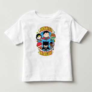 Chibi Justice League Group Toddler T-shirt