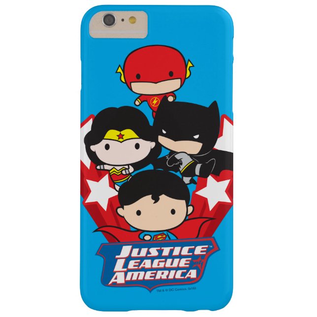 Chibi Justice League of America Stars Case-Mate iPhone Case (Back)