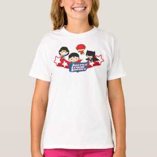 Chibi Justice League of America Stars T-Shirt