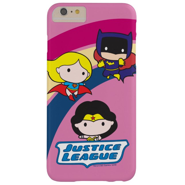 Chibi Justice League Rainbow Case-Mate iPhone Case (Back)