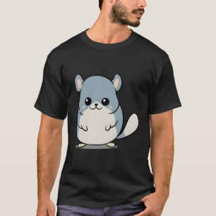 Chibi Kawaii Chinchilla Wildlife Rodent Animal T-Shirt