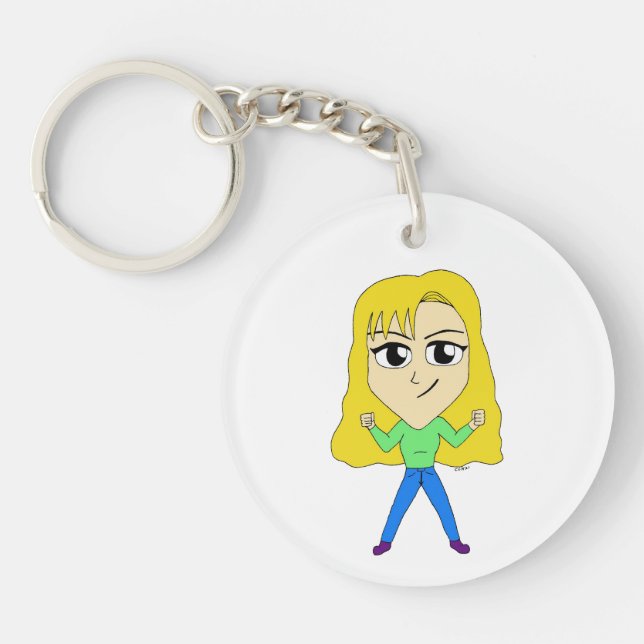 chibi     keychain (Front)